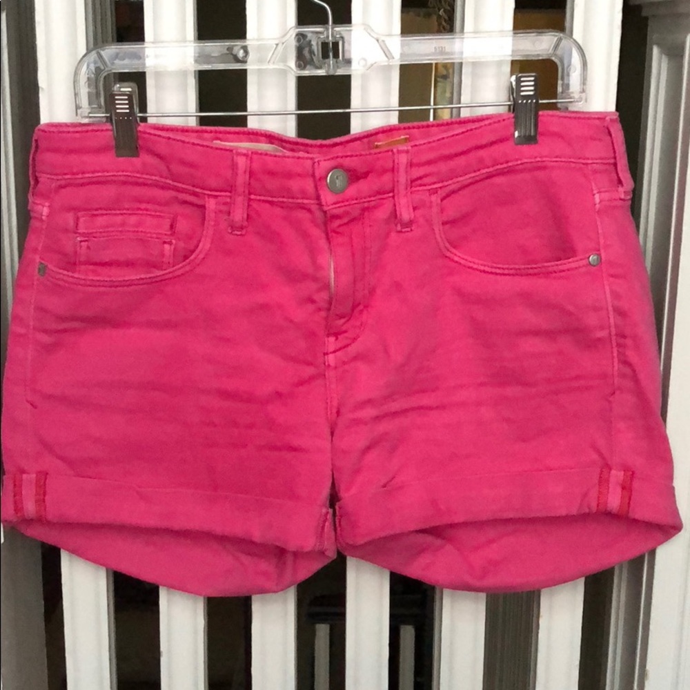 ANTHROPOLOGIE Pink Pilcro Jean Shorts